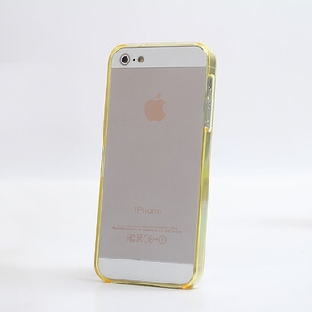 Ochranný rámeček BUMPER pro Apple iPhone 5/5S/SE - žlutý