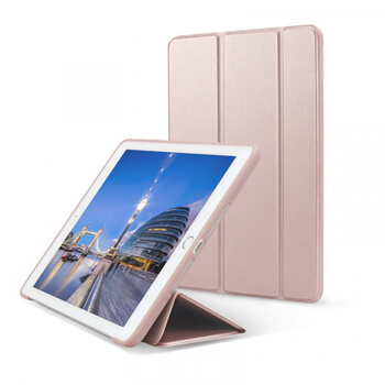 2v1 Smart flip cover + zadní silikonový ochranný obal pro Apple iPad 9.7" 2018 (6. generace) - růžový