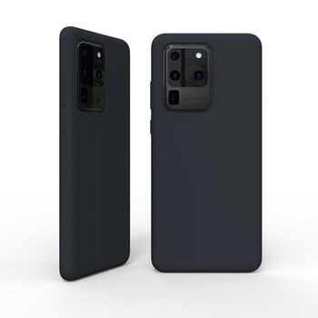 Extrapevný silikonový ochranný kryt pro Samsung Galaxy S20 Ultra G988F - černý