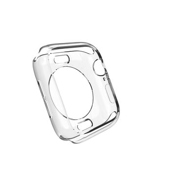 Ultratenký silikonový obal pro chytré hodinky Apple Watch 40 mm (6.série) - průhledný
