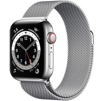 Elegantní kovový pásek pro chytré hodinky Apple Watch SE 44 mm (2020) - stříbrný