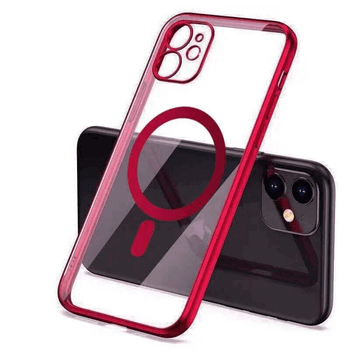 MagSafe silikonový kryt pro Apple iPhone 14 - červený