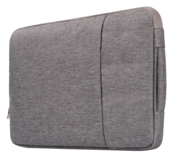 Ochranné pouzdro s kapsou pro Apple MacBook Air 13,6" (2022, M2) - šedé
