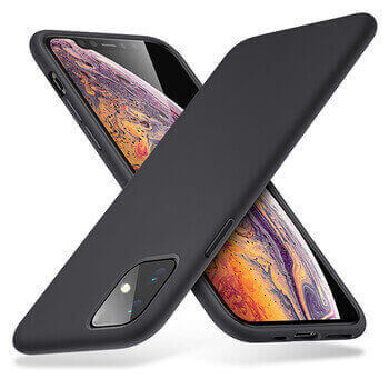 Extrapevný silikonový ochranný kryt pro Apple iPhone 14 Pro Max - černý
