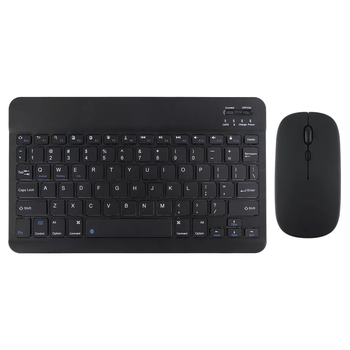 Bezdrátová myš s klávesnicí - černá