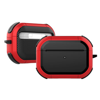 Extra odolné ochranné pouzdro pro Apple AirPods Pro (1.generace) - červené