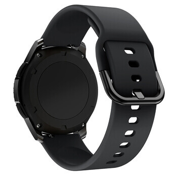 Silikonový řemínek pro chytré hodinky Samsung Galaxy Watch 4 44 mm - černý