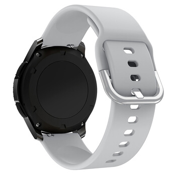 Silikonový řemínek pro chytré hodinky Samsung Galaxy Watch 4 Classic 42 mm - šedý