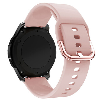 Silikonový řemínek pro chytré hodinky Samsung Galaxy Watch 4 Classic 46 mm - světle růžový