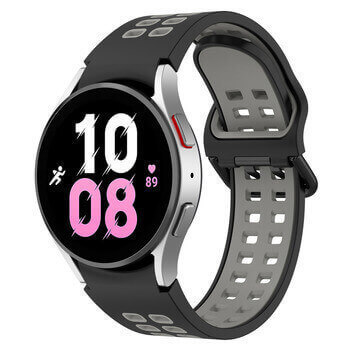 Sportovní silikonový řemínek pro chytré hodinky Samsung Galaxy Watch 5 40 mm - šedý