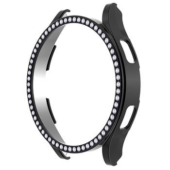 Luxusní ochranný kryt se sklem pro Samsung Galaxy Watch 5 44 mm - černý