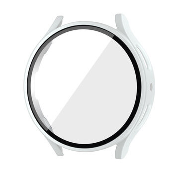 Ochranný kryt se sklem pro Samsung Galaxy Watch 6 44 mm - bílý