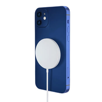 2v1 Magnetická bezdrátová nabíječka pro Apple iPhone stříbrná