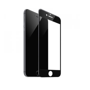 3x 3D tvrzené sklo s rámečkem pro Apple iPhone 6/6S - černé - 2+1 zdarma