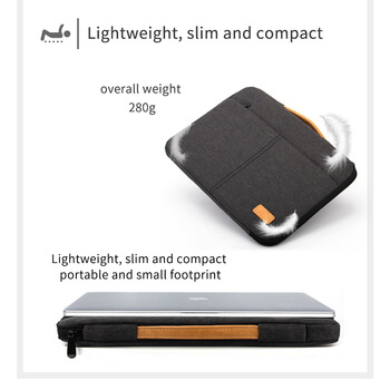 Taška na notebook pro Apple MacBook Air 15,3" (2023, M2) - černá