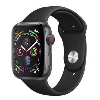 Silikonový řemínek pro chytré hodinky Apple Watch SE 40 mm (2023) - černý