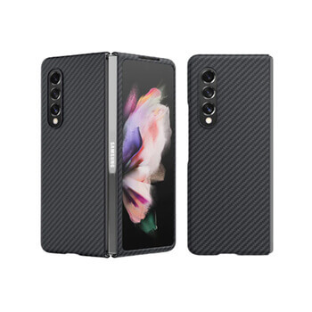 Ochranný plastový obal karbon pro Samsung Galaxy Z Fold 5 5G F946B - černý