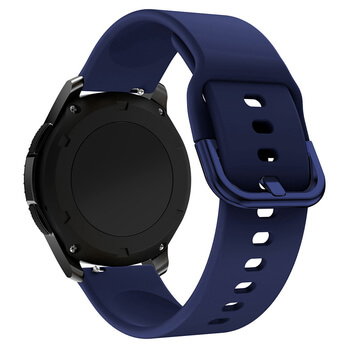 Silikonový řemínek pro chytré hodinky Samsung Galaxy Watch 4 40 mm - tmavě modrý