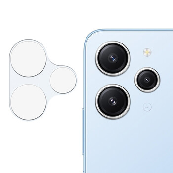 3x Ochranné sklo na čočku fotoaparátu a kamery pro Xiaomi Redmi 12 5G - 2+1 zdarma