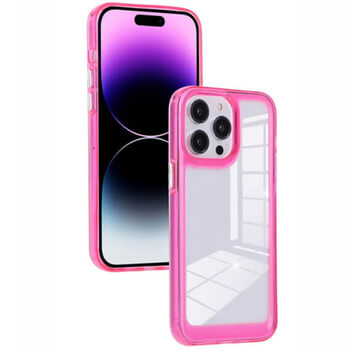 Super odolný ochranný silikonový obal pro Apple iPhone 12 Pro - růžový