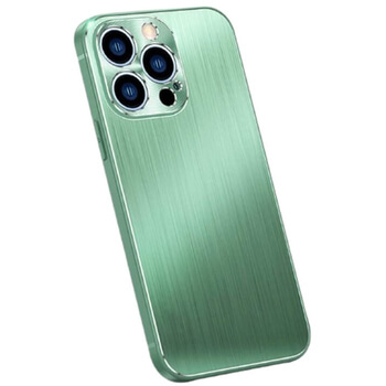 Odolný hliníkovo-silikonový obal pro Apple iPhone 15 - zelený