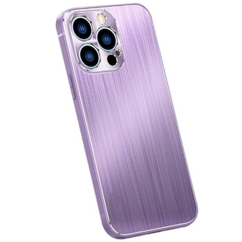 Odolný hliníkovo-silikonový obal pro Apple iPhone 15 Plus - fialový