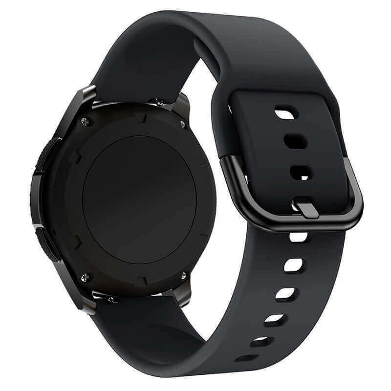 Silikonový řemínek pro chytré hodinky Samsung Galaxy Watch 6 44 mm - černý