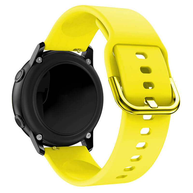 Silikonový řemínek pro chytré hodinky Samsung Galaxy Watch 6 Classic 47 mm - žlutý