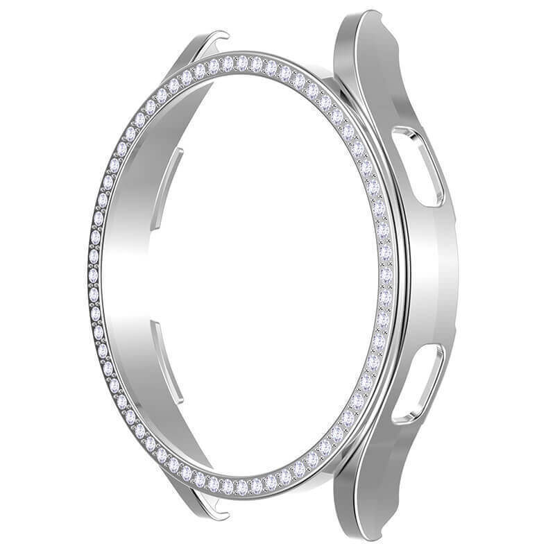 Luxusní ochranný kryt se sklem pro Samsung Galaxy Watch 5 40 mm - stříbrný