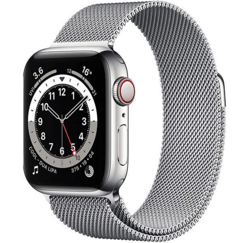 Elegantní kovový pásek pro chytré hodinky Apple Watch SE 44 mm (2023) - stříbrný