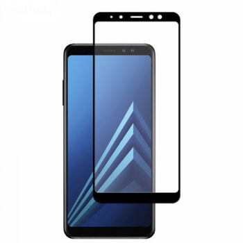 3D ochranné tvrzené sklo s rámečkem pro Samsung Galaxy A8 2018 A530F - černé