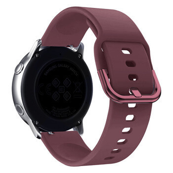 Silikonový řemínek pro chytré hodinky Samsung Galaxy Watch 6 44 mm - Vínový
